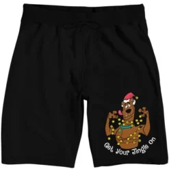 Scooby-Doo Scooby Doo Get Your Jingle On Men's Black Sleep Pajama Shorts -Comfa Wear Shop GUEST 85659012 b5dc 456e 8cf2 8a7ba77c49c6