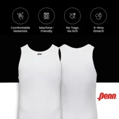 Penn Men's Modern Fit Tank Tops 4-Pack Of Breathable, Tagless, Comfortable Cotton T-Shirts -Comfa Wear Shop GUEST 8684bc07 7ea6 4440 ab43 2d6cdadf8ecf