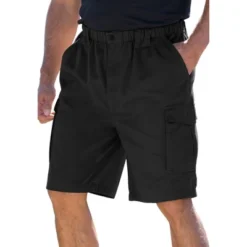 Boulder Creek By KingSize Men's Big & Tall Renegade 9" Full Elastic Waist Cargo Shorts -Comfa Wear Shop GUEST 870176bd 9833 4971 bc1d 98885d68b516