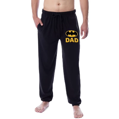 DC Comics Mens' Batman Father's Day Bat Dad Classic Sleep Jogger Pajama Pants Black 3 DC Comics Mens' Batman Father's Day Bat Dad Classic Sleep Jogger Pajama Pants Black - Image 3