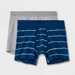 Men's Striped Boxer Briefs 2pk - Goodfellow & Co™ Blue/Gray -Comfa Wear Shop GUEST 8ab853e1 7ebd 43c9 9223 ccbf5a1beb14