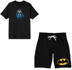 Batman Power Pose Men's Short Sleeve Shirt & Sleep Shorts Set -Comfa Wear Shop GUEST 8c5d2d19 41a0 419d a80e 3f0ecf7e87e0