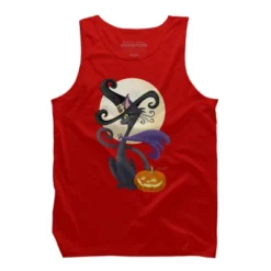 Men's Design By Humans Bewitching Black Halloween Kitty Cat By LittleBunnySunshine Tank Top -Comfa Wear Shop GUEST 8d456c91 ee2d 4604 802e 54b2f6abde48