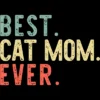 Men's Design By Humans Best Cat Mom Ever Funny Mommy Vintage Gift Christmas T-Shirt By Mothersdaygift Tank Top