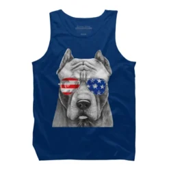 Men's Design By Humans American Pitbull With Sunglasses By Tank Top -Comfa Wear Shop GUEST 8ddc6ebe df2f 40a3 acb1 b2536f901bfa