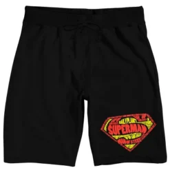 Superman Flying Text Men's Short Sleeve Shirt & Sleep Shorts Set -Comfa Wear Shop GUEST 8e4f97c5 25d5 495e ad69 fbc245711c9b