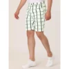 Lars Amadeus Men's Plaid Shorts Checked Pattern Regular Fit Flat Front Dress Shorts