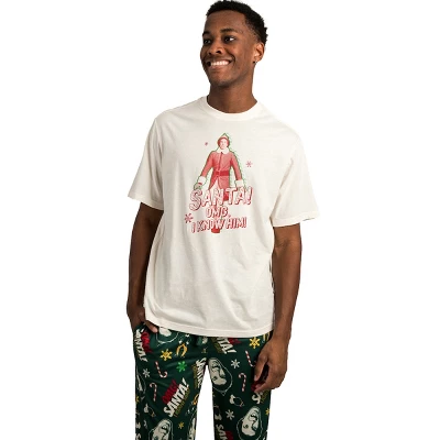 Elf Santa I Know Him Men's 2-Pack Pajama Set 5 Elf Santa I Know Him Men's 2-Pack Pajama Set - Image 5
