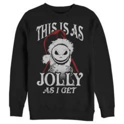 Men's The Nightmare Before Christmas This Is As Jolly As I Get Sweatshirt 5 Men's The Nightmare Before Christmas This Is As Jolly As I Get Sweatshirt -Comfa Wear Shop GUEST 8fd0f6e3 5ee4 48bb b0b7 05446f78a652