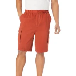 Boulder Creek By KingSize Men's Big & Tall Renegade 9" Full Elastic Waist Cargo Shorts -Comfa Wear Shop GUEST 905b22be a2f9 4024 a14e 1e849762086d