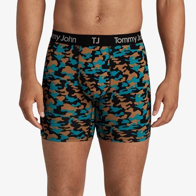 TJ | Tommy John™ Men's Camo Print 6" Boxer Briefs 2pk - Dark Green 3 TJ | Tommy John™ Men's Camo Print 6" Boxer Briefs 2pk - Dark Green - Image 3