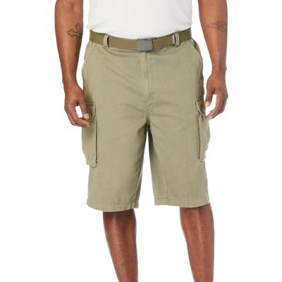 KingSize Men's Big & Tall 12" Side Elastic Cargo Short With Twill Belt 9 KingSize Men's Big & Tall 12" Side Elastic Cargo Short With Twill Belt - Image 9