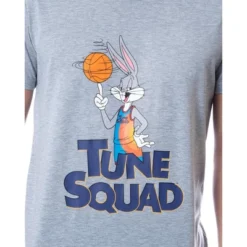 Looney Tunes Mens' Space Jam Movie Bugs Bunny Sleep Pajama Set Multicolored