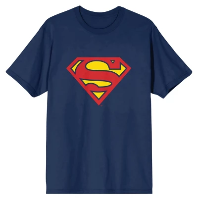Superman Logo Men's Short Sleeve Shirt & Sleep Pants Set 2 Superman Logo Men's Short Sleeve Shirt & Sleep Pants Set - Image 2