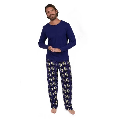 Leveret Mens Cotton Top Fleece Pant Pajamas 7 Leveret Mens Cotton Top Fleece Pant Pajamas - Image 7