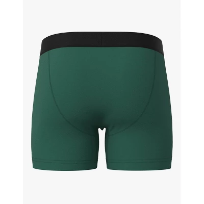 Men's Trees/Solids Boxer Briefs 4pk - Original Use™ Green 8 Men's Trees/Solids Boxer Briefs 4pk - Original Use™ Green - Image 8