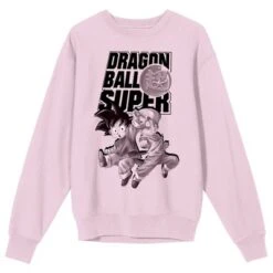 Dragon Ball Super Chibi Art Crew Neck Long Sleeve Cradle Pink Adult Tee -Comfa Wear Shop GUEST 9c823963 0efd 485a 9009 65c4573ba5d5