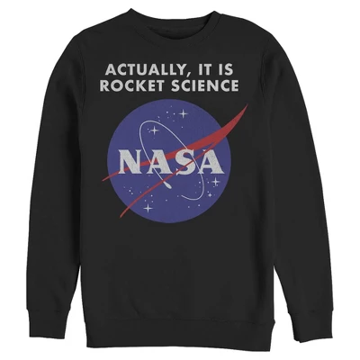 Men's NASA Rocket Science Logo Sweatshirt 2 Men's NASA Rocket Science Logo Sweatshirt - Image 2