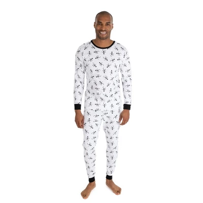 Leveret Mens Two Piece Cotton Halloween Pajamas 3 Leveret Mens Two Piece Cotton Halloween Pajamas - Image 3