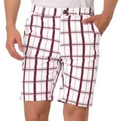 Lars Amadeus Men's Plaid Shorts Checked Pattern Regular Fit Flat Front Dress Shorts 15 Lars Amadeus Men's Plaid Shorts Checked Pattern Regular Fit Flat Front Dress Shorts -Comfa Wear Shop GUEST a0fba9cc 8e87 4769 804b b0378c42cf23