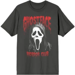 Ghost Face Killer Horror Club Men's Charcoal T-shirt -Comfa Wear Shop GUEST a125a65c 7d5c 4f62 a2da a77a82edf4f4