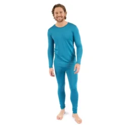 Leveret Mens Two Piece Boho Solid Color Thermal Pajamas -Comfa Wear Shop GUEST a35464f7 f3a3 4f43 b6e4 a32162640a6f