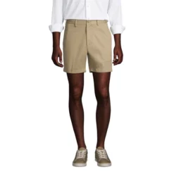 Lands' End Lands' End Men's Traditional Fit 6" No Iron Chino Shorts -Comfa Wear Shop GUEST a3a5ddaa 3a93 4dba ac92 561533c05460