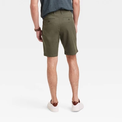 Men's Every Wear 9" Slim Fit Flat Front Chino Shorts - Goodfellow & Co™ 1 Men's Every Wear 9" Slim Fit Flat Front Chino Shorts - Goodfellow & Co™