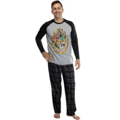 Harry Potter Men's Raglan Shirt And Plaid Pants Pajama Set -Comfa Wear Shop GUEST a5a2a3cd c47c 4574 8ccf e98f79336eb5