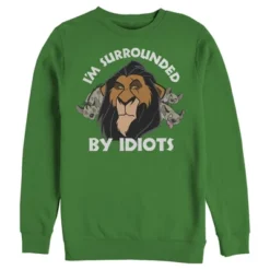 Men's Lion King Scar Surrounded By Idiots Sweatshirt -Comfa Wear Shop GUEST a6627b6c ccc4 41cf b853 f4d4e74ea69b