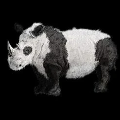 Men's Design By Humans The Wild Pandanoceros By CrazedGraphics Tank Top