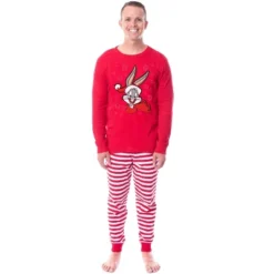 Looney Tunes Bugs Bunny Christmas Tight Fit Family Pajama Set