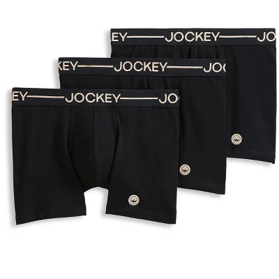 Jockey Men's Organic Cotton Stretch 4" Trunk - 3 Pack 5 Jockey Men's Organic Cotton Stretch 4" Trunk - 3 Pack - Image 5