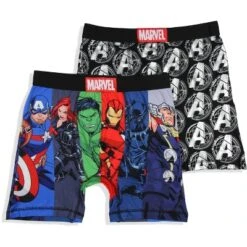 Marvel Mens' 2 Pack The Avengers Comic Boxers Underwear Boxer Briefs Black -Comfa Wear Shop GUEST ad940c56 6cbc 4309 aaab 4ea46a845678