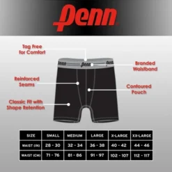 Penn Mens Boxer Performance Briefs Breathable Underwear For Men Value 6 Pack Active Performance Mens Underwear 12 Penn Mens Boxer Performance Briefs Breathable Underwear For Men Value 6 Pack Active Performance Mens Underwear -Comfa Wear Shop GUEST af5d31e8 0130 4dc5 8dd9 236c06a244e2 1