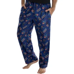 Marvel Men's Captain America Retro Allover Print Loungewear Pajama Pants Blue -Comfa Wear Shop GUEST af9486e2 4fa9 44f9 a69b 700a044b796e