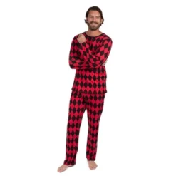 Leveret Mens Two Piece Cotton Argyle Christmas Pajamas -Comfa Wear Shop GUEST b082c54c f42e 4f78 a2de e5d7600aa435