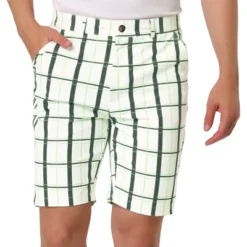 Lars Amadeus Men's Plaid Shorts Checked Pattern Regular Fit Flat Front Dress Shorts 14 Lars Amadeus Men's Plaid Shorts Checked Pattern Regular Fit Flat Front Dress Shorts -Comfa Wear Shop GUEST b6d34dc1 5442 46cb 8cbb f5c72373ad2c