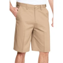 KingSize Men's Big & Tall Wrinkle-Free Expandable Waist Plain Front Shorts
