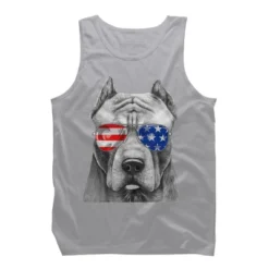 Men's Design By Humans American Pitbull With Sunglasses By Tank Top -Comfa Wear Shop GUEST ba102e24 ec2b 447f a6eb 199352ac1fb6