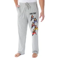 Star Trek Men's Captain Kirk Picard Janeway Archer Sisko Lounge Pajama Pants Heather Grey -Comfa Wear Shop GUEST bac85f5d 8b54 40d9 a5f1 547ec1be2ef6