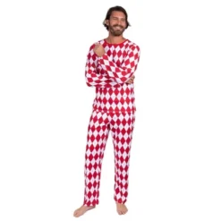 Leveret Mens Two Piece Cotton Argyle Christmas Pajamas -Comfa Wear Shop GUEST bc1ef64c 37c3 4db3 ac01 6b2166a790e8