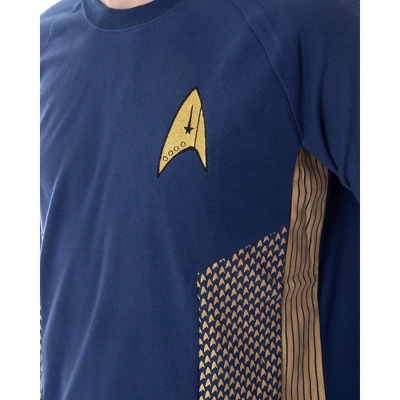 Star Trek Discovery Men's Command Uniform Costume Sleepwear Pajama Set 3 Star Trek Discovery Men's Command Uniform Costume Sleepwear Pajama Set - Image 3