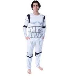 Star Wars Men's Stormtrooper Costume Long Sleeve Shirt And Pants Pajama Set White -Comfa Wear Shop GUEST be460cde cdfe 4a2a ae24 44aea4b3092a