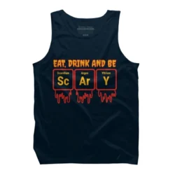 Men's Design By Humans Funny Periodic Element Chemistry Halloween Science By Luckyst Tank Top -Comfa Wear Shop GUEST bf295a8c 4b62 4aaa b91d 0d5583e792de