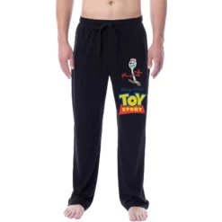 Disney Mens' Toy Story Movie Film Character Forky Sleep Pajama Pants Black -Comfa Wear Shop GUEST c1da5aec 520e 497e 8fa8 609a0906f526