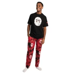 Friday The 13th Jason Mask Men's 2-Pack Pajama Set