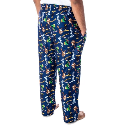 Looney Tunes Men's Daffy Duck Bugs Bunny Taz Marvin Martian Pajama Pants Looney Tunes 1 Looney Tunes Men's Daffy Duck Bugs Bunny Taz Marvin Martian Pajama Pants Looney Tunes
