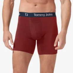 TJ | Tommy John™ Men's 6" Boxer Briefs 2pk - Burgundy/Red