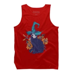 Men's Design By Humans Spooky Cat By Jess1586 Tank Top -Comfa Wear Shop GUEST ca38b2e1 e663 4f7c a17a 63fb685d8851